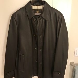 Loro Piana Brown Leather Jacket - New with tag